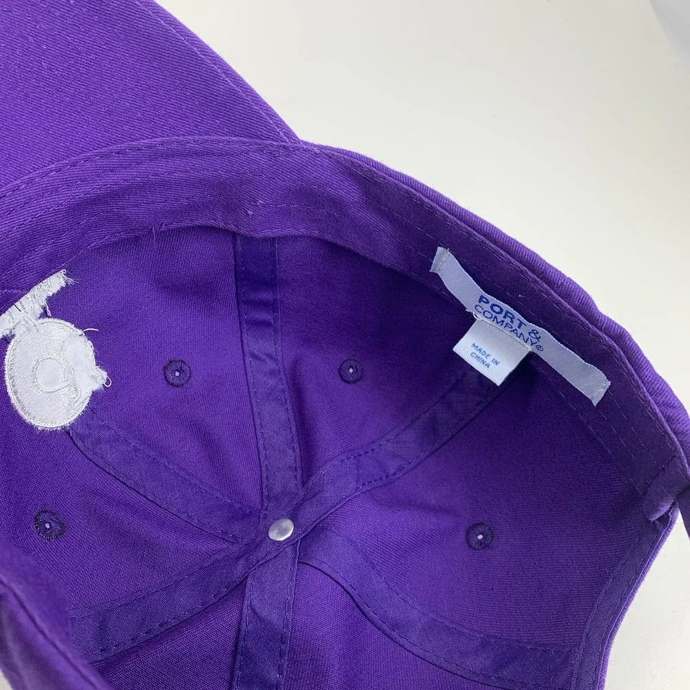 Festival of the Arts Council Hat Oklahoma City Purple Adjustable Baseball Cap
